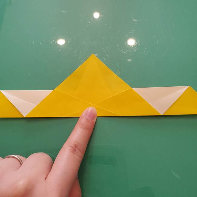 折り紙のセミ 立体的で難しい折り方・作り方(38)