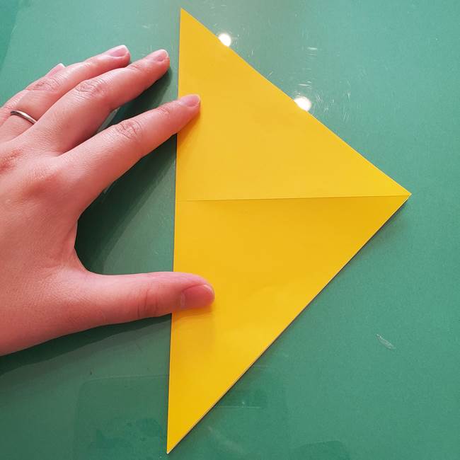 折り紙のセミ 立体的で難しい折り方・作り方(4)