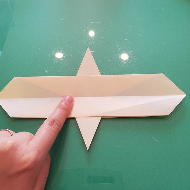 折り紙のセミ 立体的で難しい折り方・作り方(41)