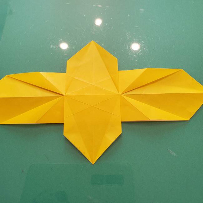 折り紙のセミ 立体的で難しい折り方・作り方(45)