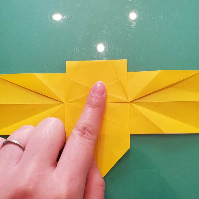 折り紙のセミ 立体的で難しい折り方・作り方(47)