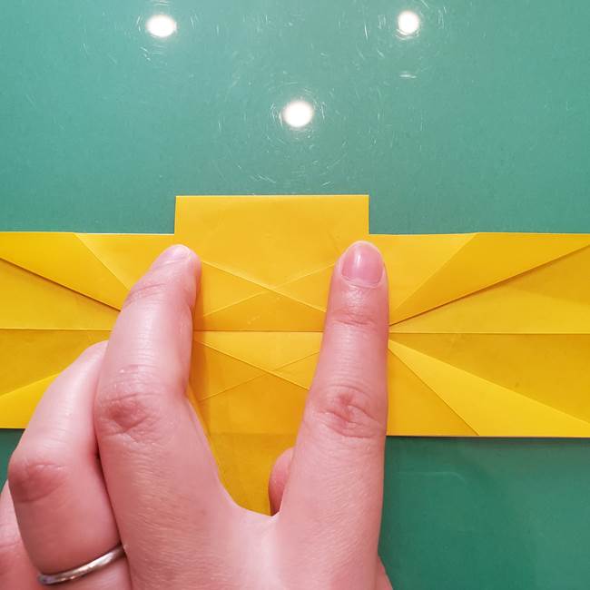 折り紙のセミ 立体的で難しい折り方・作り方(48)