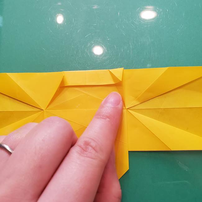 折り紙のセミ 立体的で難しい折り方・作り方(52)