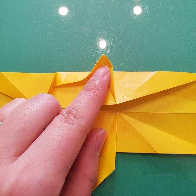 折り紙のセミ 立体的で難しい折り方・作り方(53)