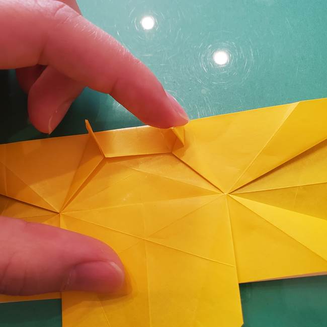 折り紙のセミ 立体的で難しい折り方・作り方(58)