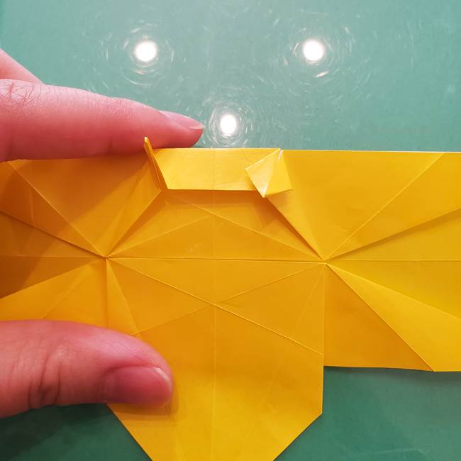 折り紙のセミ 立体的で難しい折り方・作り方(59)