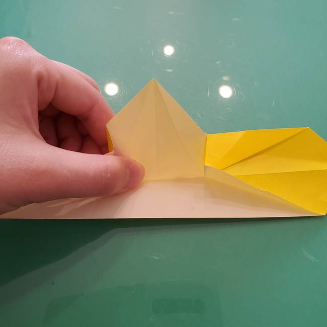 折り紙のセミ 立体的で難しい折り方・作り方(62)