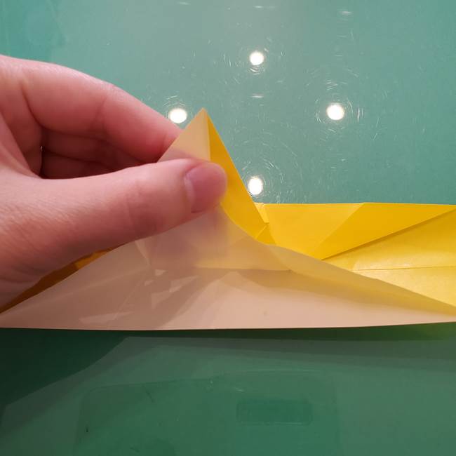 折り紙のセミ 立体的で難しい折り方・作り方(63)