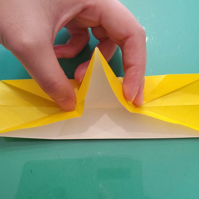 折り紙のセミ 立体的で難しい折り方・作り方(64)