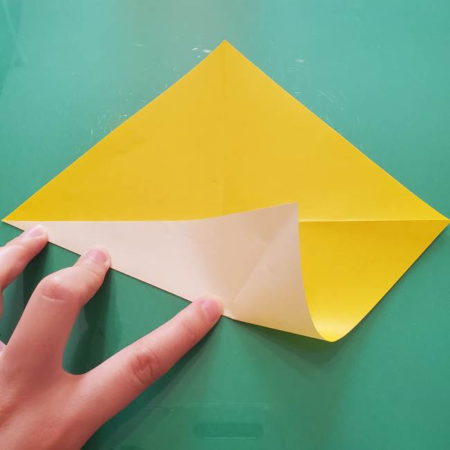 折り紙のセミ 立体的で難しい折り方・作り方(7)