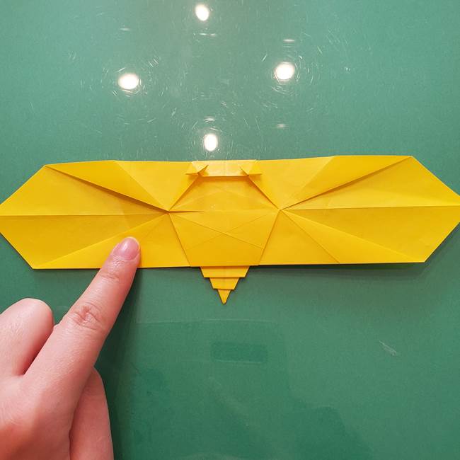 折り紙のセミ 立体的で難しい折り方・作り方(73)