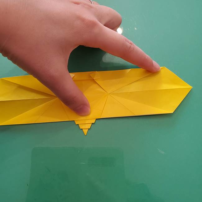 折り紙のセミ 立体的で難しい折り方・作り方(74)