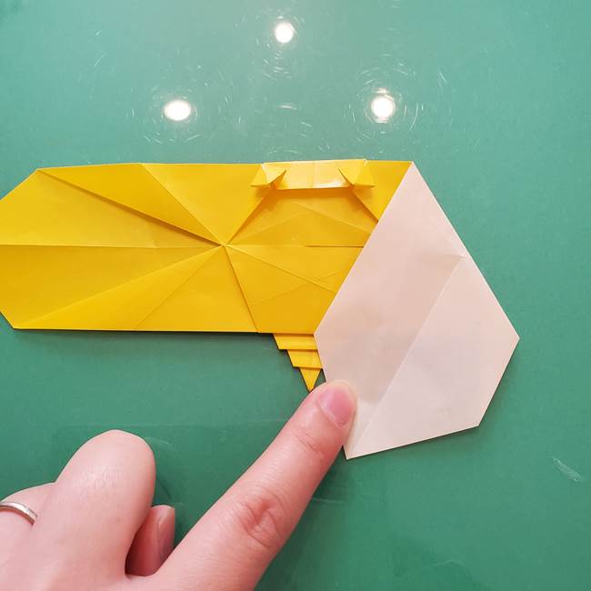 折り紙のセミ 立体的で難しい折り方・作り方(75)