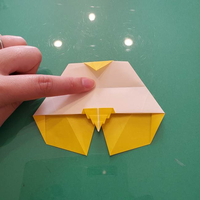 折り紙のセミ 立体的で難しい折り方・作り方(77)