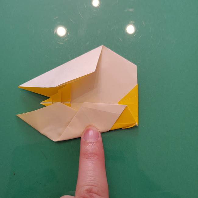 折り紙のセミ 立体的で難しい折り方・作り方(82)