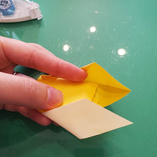 折り紙のセミ 立体的で難しい折り方・作り方(86)