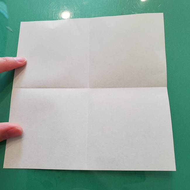 菊の折り紙 1枚で簡単にできる作り方折り方(5)
