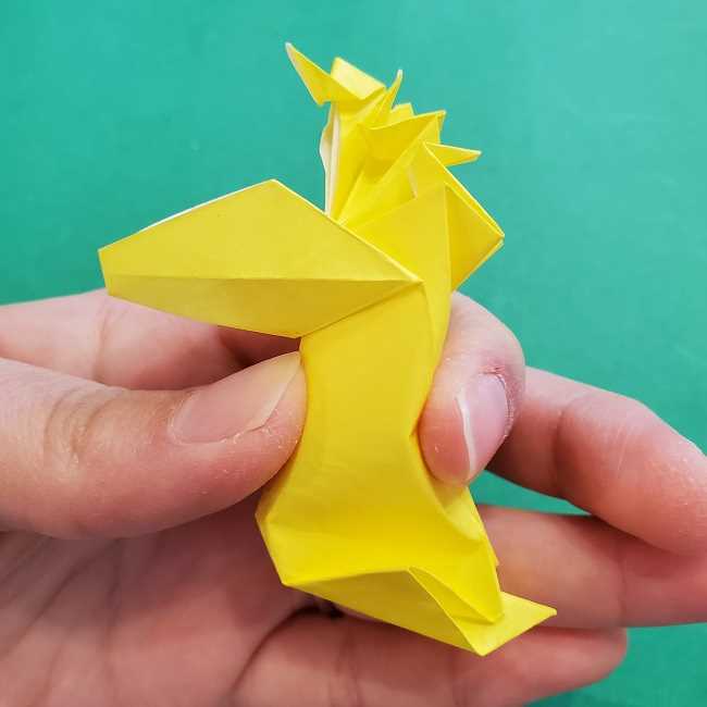ウッドストックの折り方は簡単 折り紙でスヌーピーの仲間キャラクターを手作り 子供と楽しむ折り紙 工作