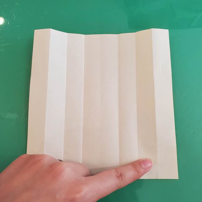 11月の折り紙 きのこの折り方 立体ver.①折り筋(7)