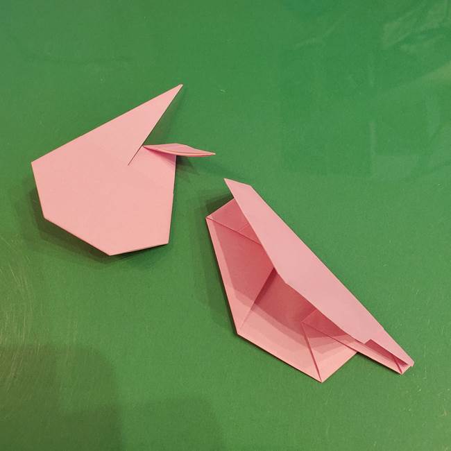 うさぎの折り紙 簡単で幼稚園年長からOK！折り方作り方③完成(1)