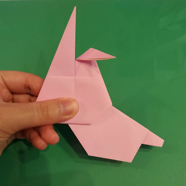 うさぎの折り紙 簡単で幼稚園年長からOK！折り方作り方③完成(2)