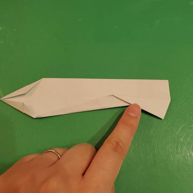さんまの折り紙の簡単な折り方作り方(15)