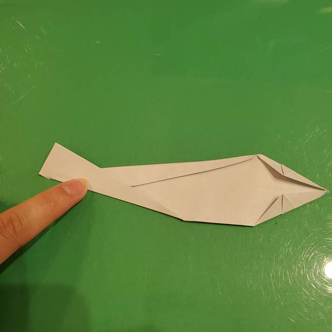 さんまの折り紙の簡単な折り方作り方(17)