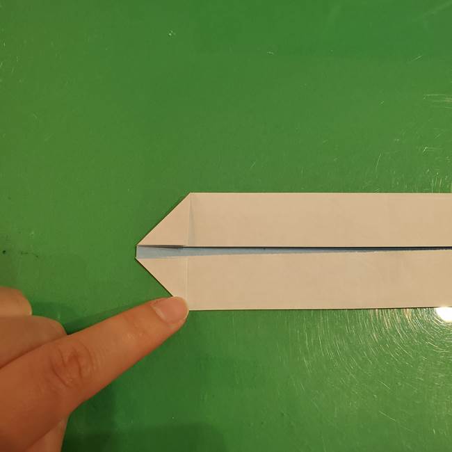 さんまの折り紙の簡単な折り方作り方(5)