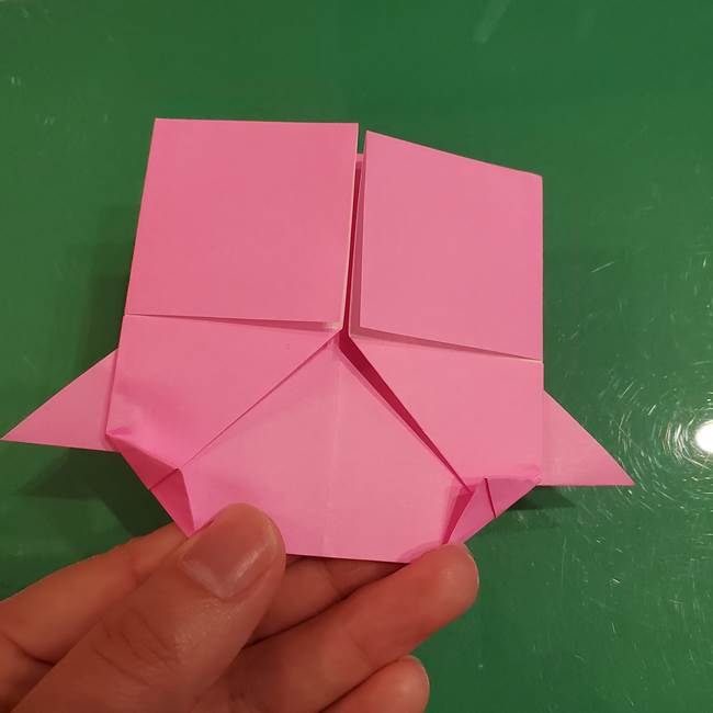 すみっこぐらし ふくろうの折り紙の折り方作り方(15)