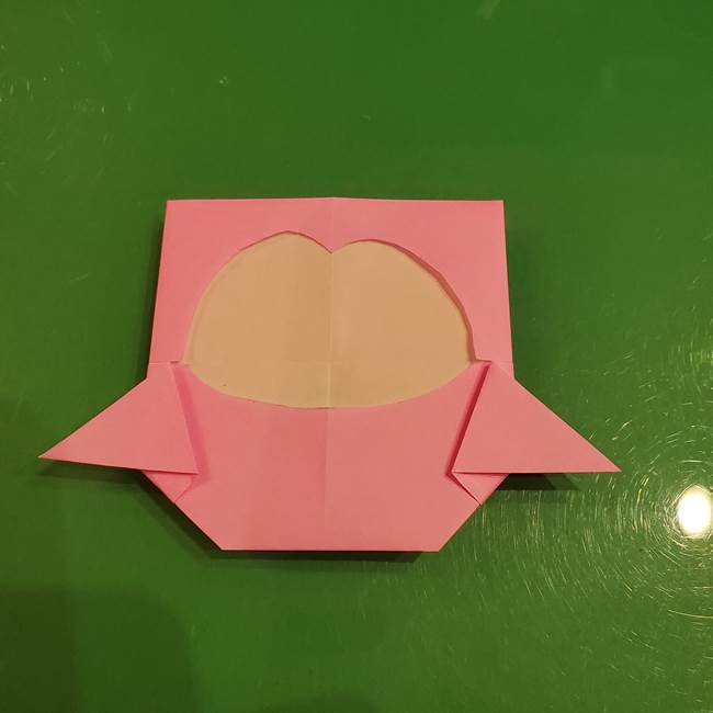 すみっこぐらし ふくろうの折り紙の折り方作り方(17)