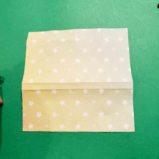 スヌーピーの女の子サリー(全身)の折り紙＊折り方作り方②ワンピース (11)