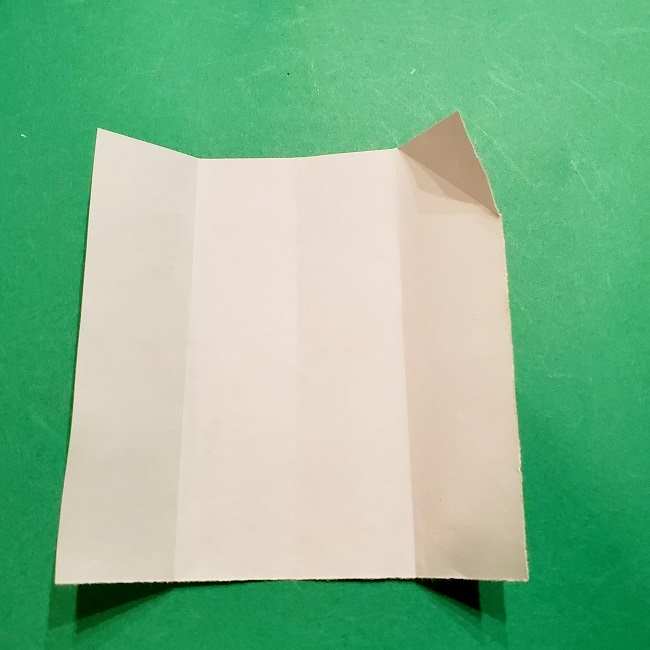 スヌーピーの女の子サリー(全身)の折り紙＊折り方作り方②ワンピース (7)