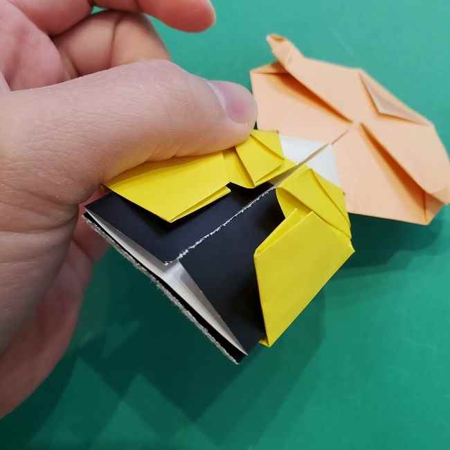 チャーリーブラウンの折り紙☆折り方作り方⑥完成 (3)