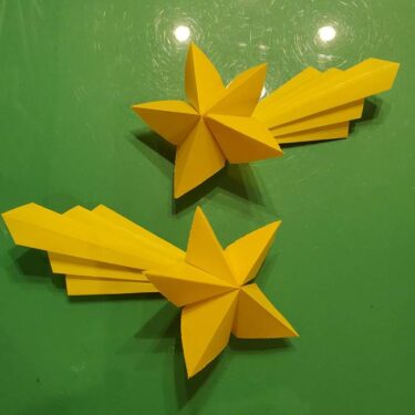 折り紙 流れ星の折り方作り方☆簡単に子供もつくれるかわいい夏の工作