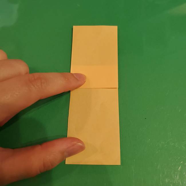 折り紙 餅つき用の杵と臼の折り方作り方①(3)