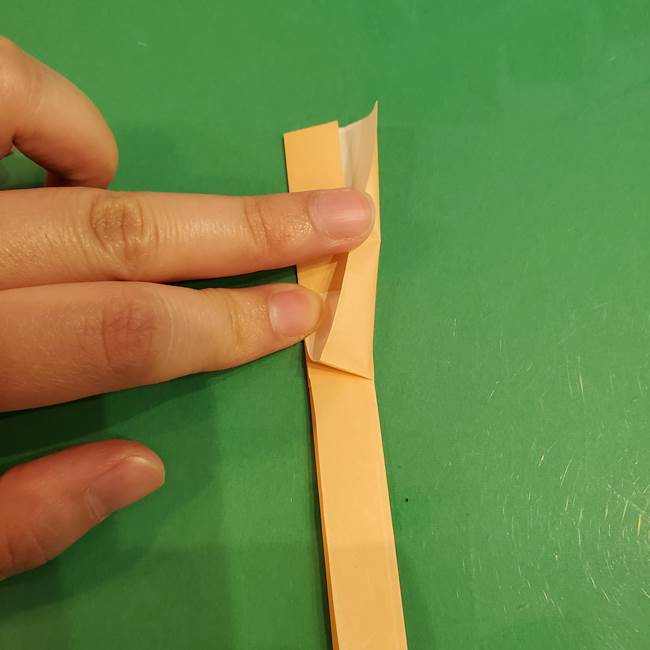 折り紙 餅つき用の杵と臼の折り方作り方①(7)