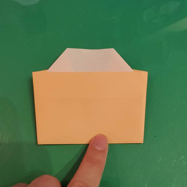 折り紙 餅つき用の杵と臼の折り方作り方②(10)
