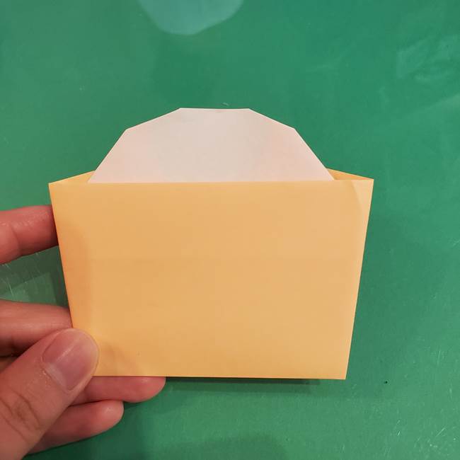 折り紙 餅つき用の杵と臼の折り方作り方②(11)