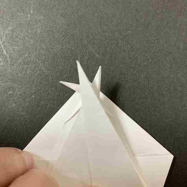 折り紙のオラフの作り方は簡単♪雪だるま全身の折り方☆補足 (3)