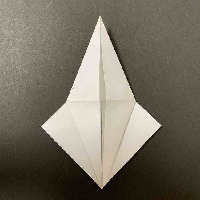 折り紙のオラフの作り方折り方(雪だるまの全身) (9)