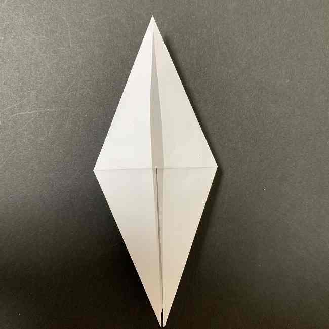 折り紙のオラフの作り方折り方(雪だるまの全身) (12)