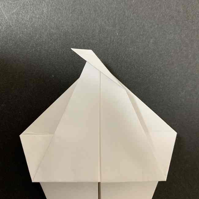 折り紙のオラフの作り方折り方(雪だるまの全身) (15)