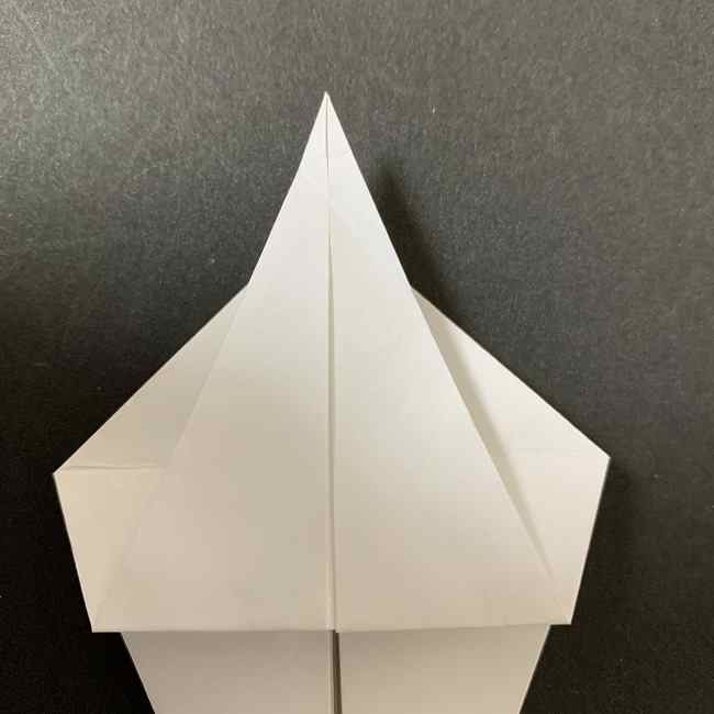 折り紙のオラフの作り方折り方(雪だるまの全身) (16)