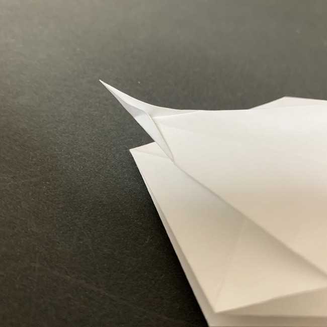 折り紙のオラフの作り方折り方(雪だるまの全身) (19)