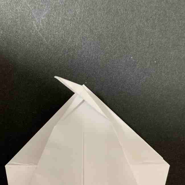 折り紙のオラフの作り方折り方(雪だるまの全身) (20)