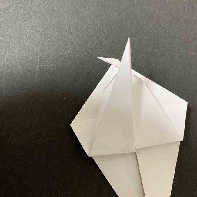 折り紙のオラフの作り方折り方(雪だるまの全身) (21)
