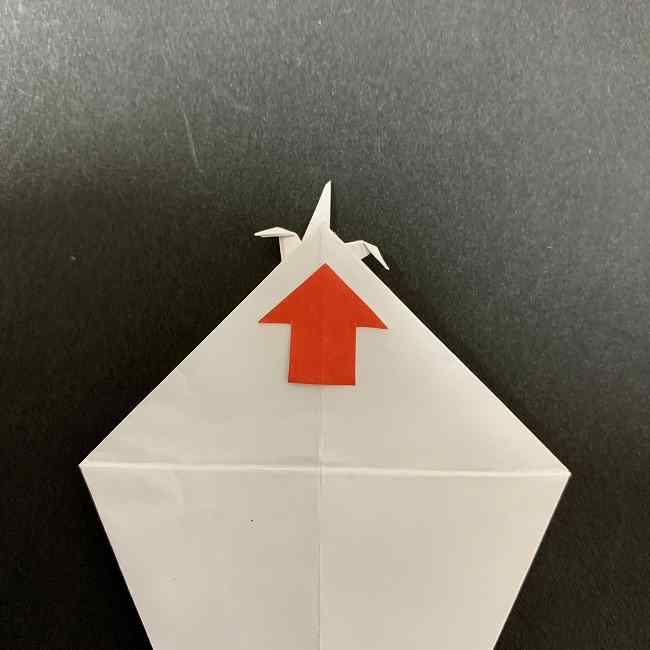 折り紙のオラフの作り方折り方(雪だるまの全身) (25)