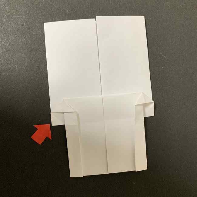 折り紙のオラフの作り方折り方(雪だるまの全身) (39)