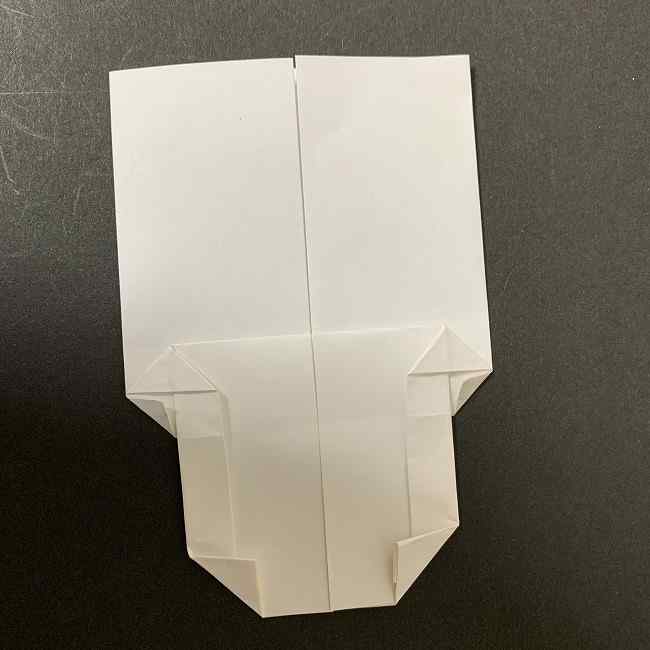 折り紙のオラフの作り方折り方(雪だるまの全身) (42)