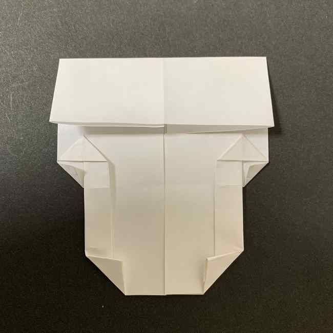 折り紙のオラフの作り方折り方(雪だるまの全身) (43)